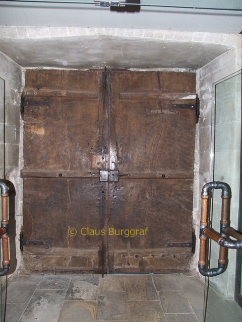 Rückseite des Portals
