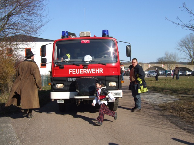 Am Anfang war auch dieses Jahr wieder die Feuerwehr