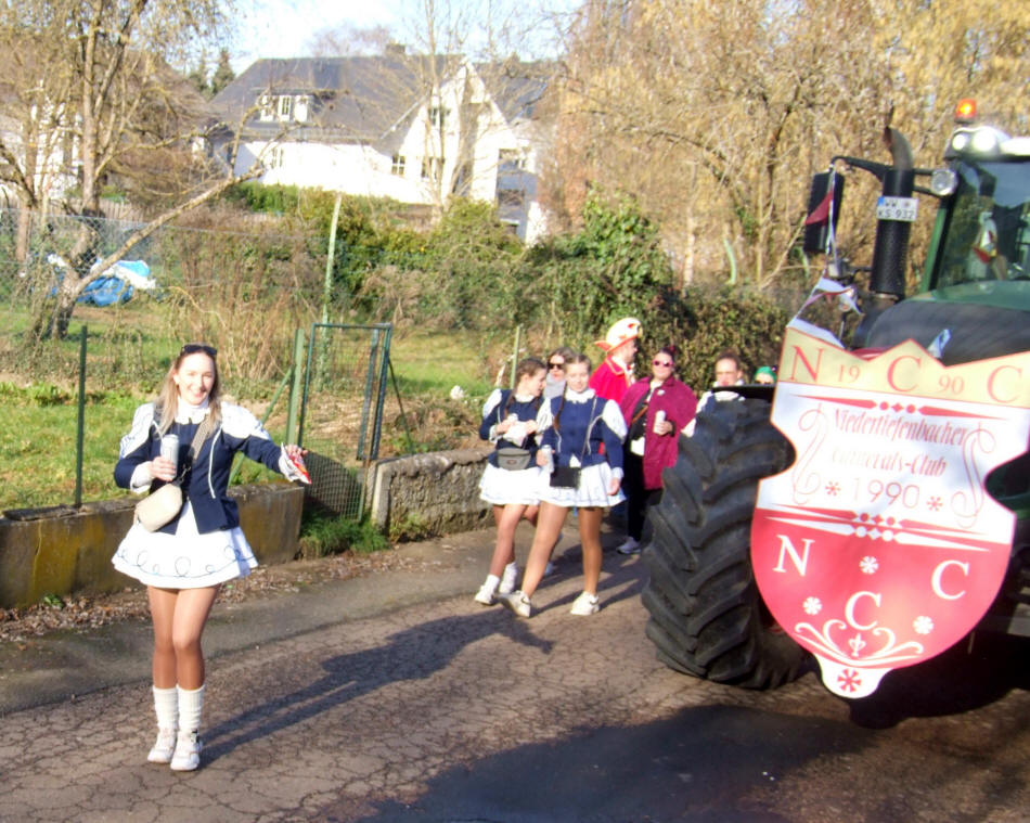 Rosenmontagszug 2023 in Dehrn