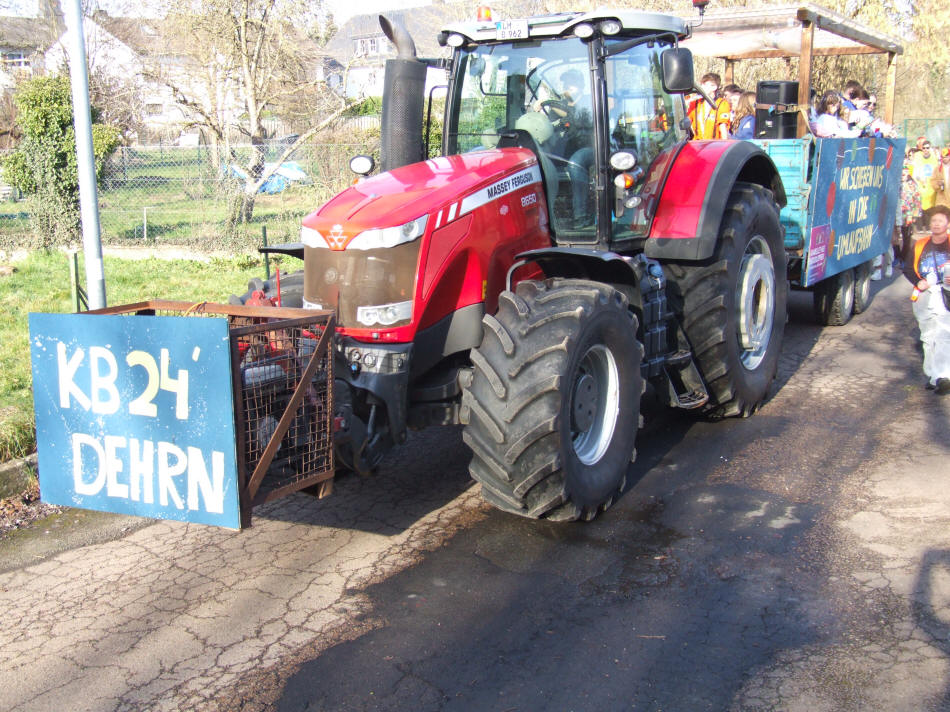 Rosenmontagszug 2023 in Dehrn