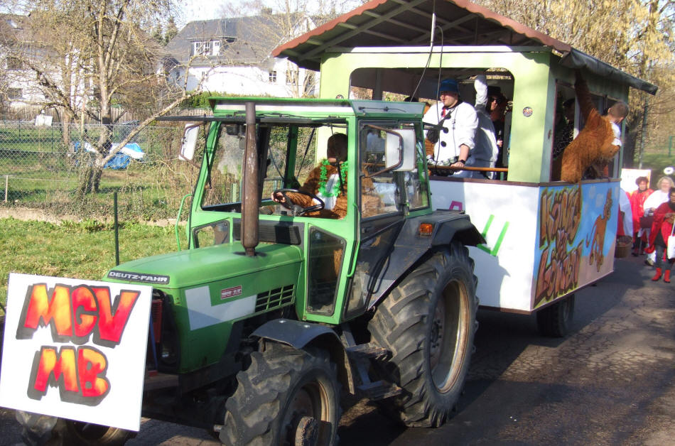 Rosenmontagszug 2023 in Dehrn