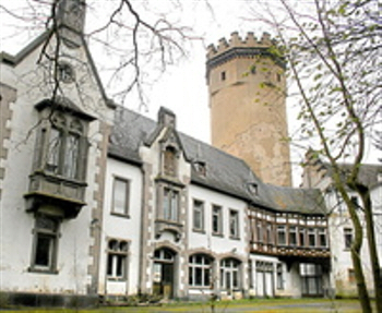Es gibt viel zu tun: Das Schloss Dehrn steht sei Mitte der 90er Jahre leer und ist in einem schlechten Zustand. Ein Privatier aus Bad Vilbel hat das rund 700 000 Euro schwere Wahrzeichen jetzt ersteigert.(Foto: Archiv)