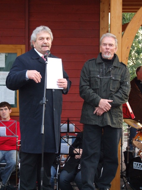 Bürgermeister Friedhelm Bender und Manfred Seip